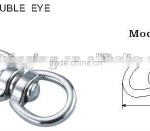 Bag Parts & Accessories Zinc and Alloy Double Eye Swivel Bolt Galvanized Snap Hook thumbnail-3