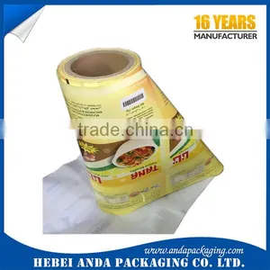 Printed Instant Noodles Packaging Materials/wrapping Film Roll/fresh Noodle Plastic Bag thumbnail-1