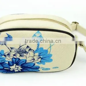 Premium Quality Folk-custom Style Pinting Waist Pack Canvas Fashion Waist Bag thumbnail-1