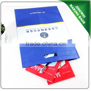 Best Selling High Quality Cheap Ultrasonic Non Woven Bag With Punched Handle thumbnail-3