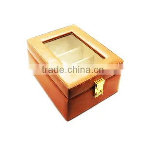 C&Y Make Luxury PU Leather 4 Slot Sunglass Boxes thumbnail-6