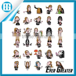 Customized Decorative Vinyl Sticker Kids Sticker Waterproof Cartoon Vinyl PVC Sticker thumbnail-4