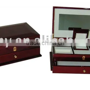 High Gloss Wooden Jewellery Box thumbnail-1