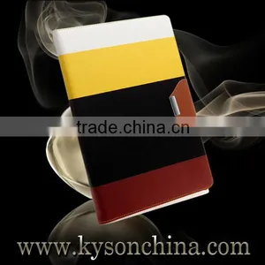 Colorful Strips Pattern pu Leather Shockproof Tablet Case, for Ipad Smart Case Made in China thumbnail-2
