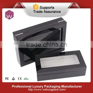 Custom Black Wooden Cufflink Storage Box & Cufflink Display Box thumbnail-3