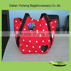 Fashion Multifunctional Dot Diaper Bag thumbnail-1