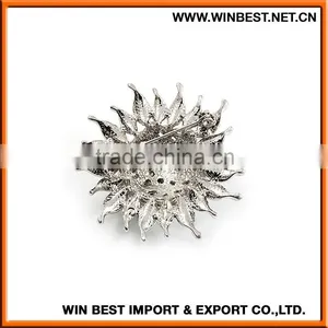 2015 Hot Selling Bulk Brooch, Large Rhinestone Brooch,rhinestone Brooch for Wedding Dress thumbnail-3