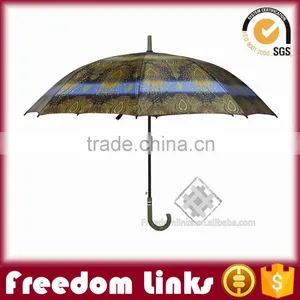 30 Inch Straight Golf Umbrella Wind Proof Logo Customized thumbnail-2