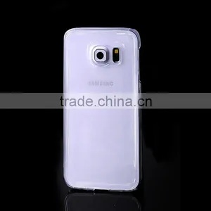 No Bubble and Smooth Surface Transparent Gel PC Case for Samsung for Samsung S6 Edge thumbnail-1