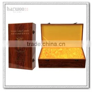 High Quality Wooden Wine Bottle Case for Sale thumbnail-3
