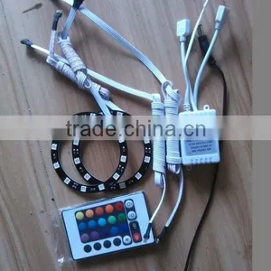 Full Circle RGB Auto Led Ange Eye Rings 5050smd 80mm 90mm 100mm 110mm 120mm thumbnail-1