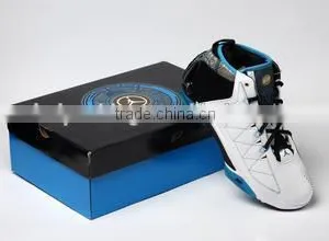 China New Product Best Selling Luxury Custom Made Cardboard Black Paper Shoe Storage Box thumbnail-6