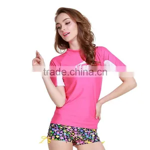 2016 Top Selling Sun Protection Waterproof Short Sleeve Surfing Wetsuit Cloth thumbnail-5