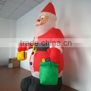 DJ-XT-33 Lighted Inflatable Santa Claus Distribute Gifts Wholesale Items Street Decoration thumbnail-3