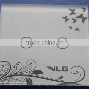 Silk Screen Printing Switch Panel Glass With AS/NZS2208:1996,BS6206,EN12150 thumbnail-1