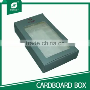 CUSTOMIAED CARDBOARD BOX WITH PVC WINDOW thumbnail-2
