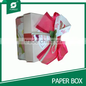 Gift Ring Box Gift Paper Box With Rinbon thumbnail-2