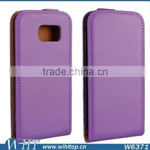 Genuine Leather Case for S6,Flip Leather Vertical Case for Galaxy S6 With Magnetic Buckle thumbnail-6