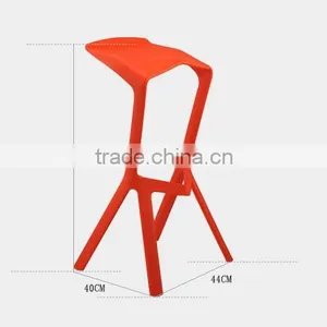 Wholesale Stacking New Design Modern Plastic Miura Bar Stool thumbnail-2