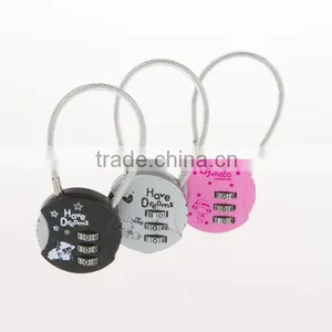 Hot Sale High Quality Lock Wire Cable Lock Luggage Digital Cable Lock for Christmas Gifts thumbnail-3