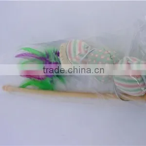 Cotton Ball Nature Cat Swing Toys With Sticker Toy Wholesale Cat Toys thumbnail-2