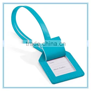 Travel Luggage Tag, Cheap Leather Luggage Tag With IC Card thumbnail-1