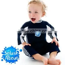 High Quality Swimwear Vendor One Piece 1mmColored NEOPRENE UPF50+ Taiwan 1-6y Splash About UV Combie Wetsuit thumbnail-1