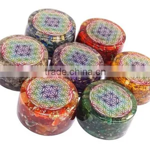 Wholesale Orgone Tower Buster Chakra Set : Flower Of Life thumbnail-3