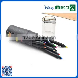 3.5' New Factory Black Wooden Color Pencil in Tube Sets for Promotion Gifts thumbnail-1
