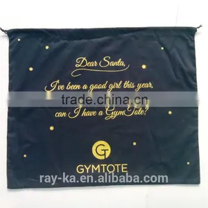 Printed Cotton Drawstring Bag thumbnail-1