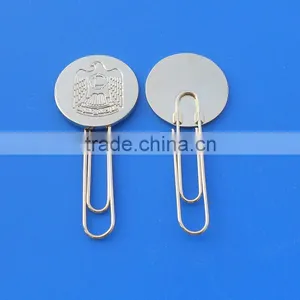 Stamped Uae Falcon Metal Paper Clip Bookmarks thumbnail-1