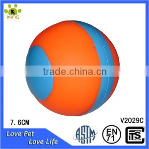 Contrast Color Pet Vinyl Ball Toy,vinyl Ball Pet Toys for Dog thumbnail-2