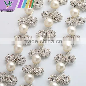 Bling Bling Fashion Latest Fancy Rhinestone Cup Chian For Garments,bags,shoes Decorations YSC08 thumbnail-1