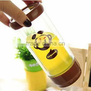 Chinese Suppliers High Quality Double Wall Glass Water Bottle for Sale thumbnail-4