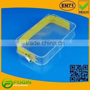 Clear Water Resistant EVA Bag With Zipper Factory From China thumbnail-3