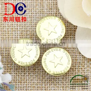 17mm Fashion Metal Custom Jean Blue Button for Jacket thumbnail-4