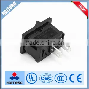 2016 Hot Selling High Quality 6A 250V 2pin Black Cover Rocker Switch Cheap Price thumbnail-1