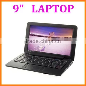 OEM 9 Inch Mini Laptop Android 4.4 Computer Netbook Dual Core Wm8880 Wifi Bluetooth Camera Rj45 Usb2.0 Port External 3g thumbnail-1