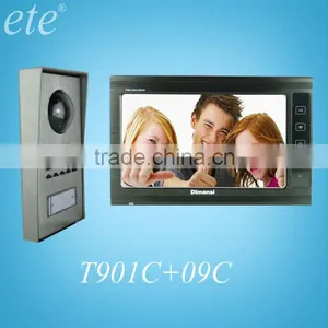 9 Inch 4 Wired Waterproof Ccd Camera Multi Apartment Commax Video Intercom System thumbnail-1