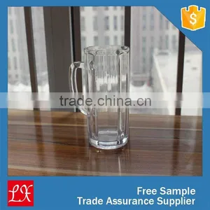 Glass Drinkware Type Beer Glass Mug /handle Beer Mug /500ml Beer Glass thumbnail-2