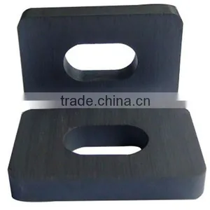 Rectangular Ferrite Magnet With Big Hole thumbnail-1