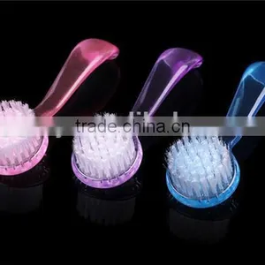 Nail Art Dust Cleaning Brush With Cap Round Head Make Up Washing Brush Manicure Pedicure Nail Tools thumbnail-4