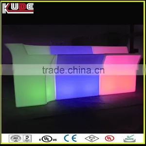 Modern Illuminated Led Plastic Portable Bar Counter Furniture for Salon thumbnail-6