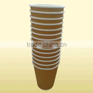 12oz High Quality Ripple Wall Paper Cup thumbnail-1