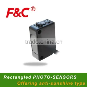 CR-10/40/100 Series Rectangular Photoelectirc Sensors, 10cm/40cm/100cm Diffuse Photoelectric Switches thumbnail-1