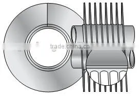 Carbon Steel Tube With Extruded Aluminum Fin Heat Exchanger thumbnail-3