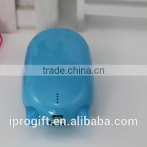 Wholesale Cute Shape Custom Logo Portable Power Bank 6000mAh thumbnail-2
