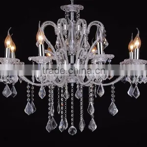 WD-1801-3/5/8 Elegant Elbow K9 Crystal Chandelier thumbnail-3