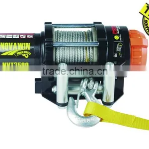 Mini 12V Electric Winch NVT3500, Mini Portable Winch, Atv Winch thumbnail-1