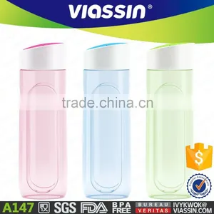 A147 New Design Fashion 560ml Plastic Sport Infuser Water Bottle With Handle Mega Shantou Shuanghuan Viassin thumbnail-1